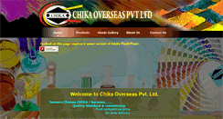 Desktop Screenshot of chikaoverseas.com