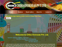 Tablet Screenshot of chikaoverseas.com